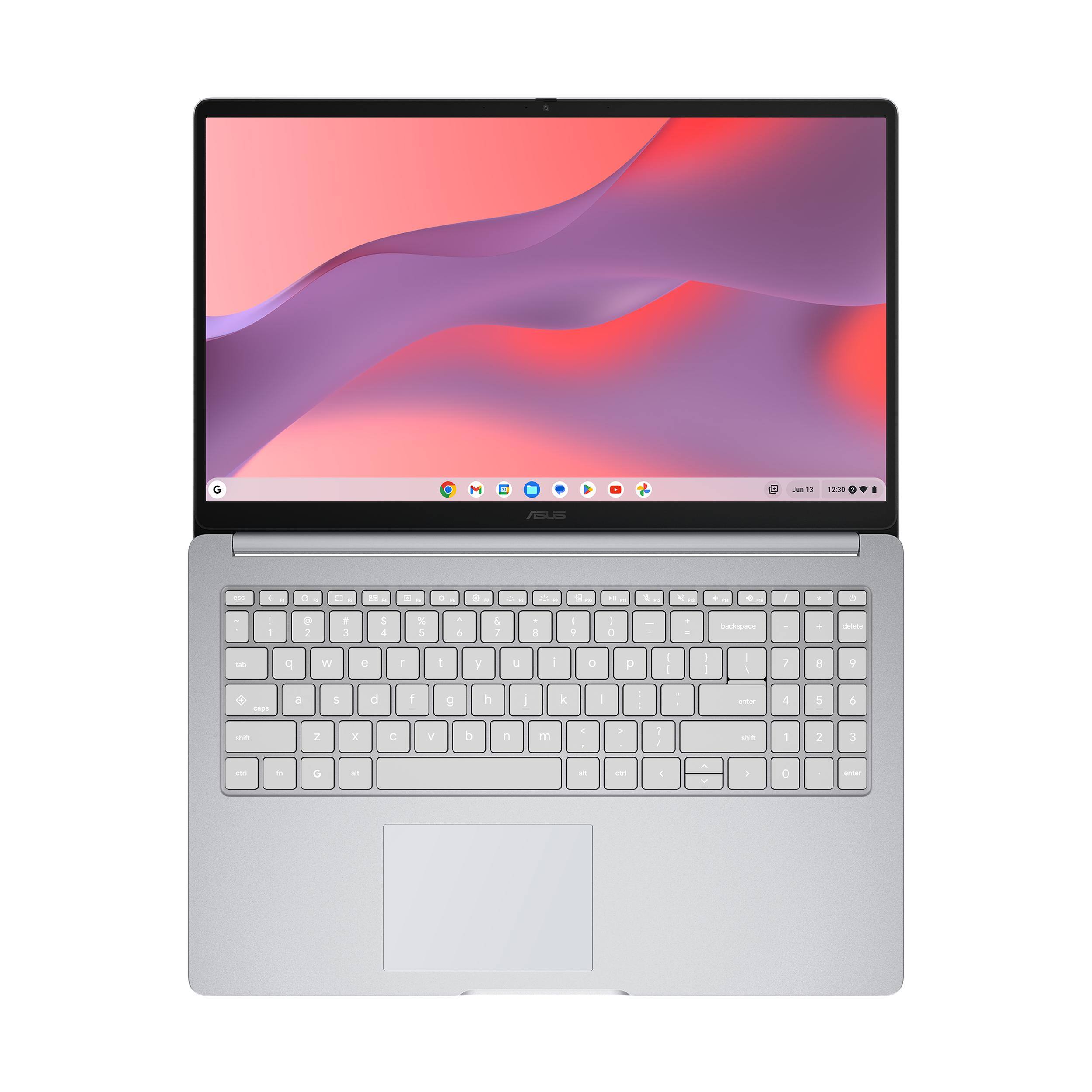 thumbnail image 2 of ASUS Chromebook CX15, 15.6" Full HD NanoEdge Display, Intel Celeron N4500 Processor 64gb Emmc Storage 8gb Ram Chrome Os Mineral Gray Cx1500cka Wb84f 2 of 10