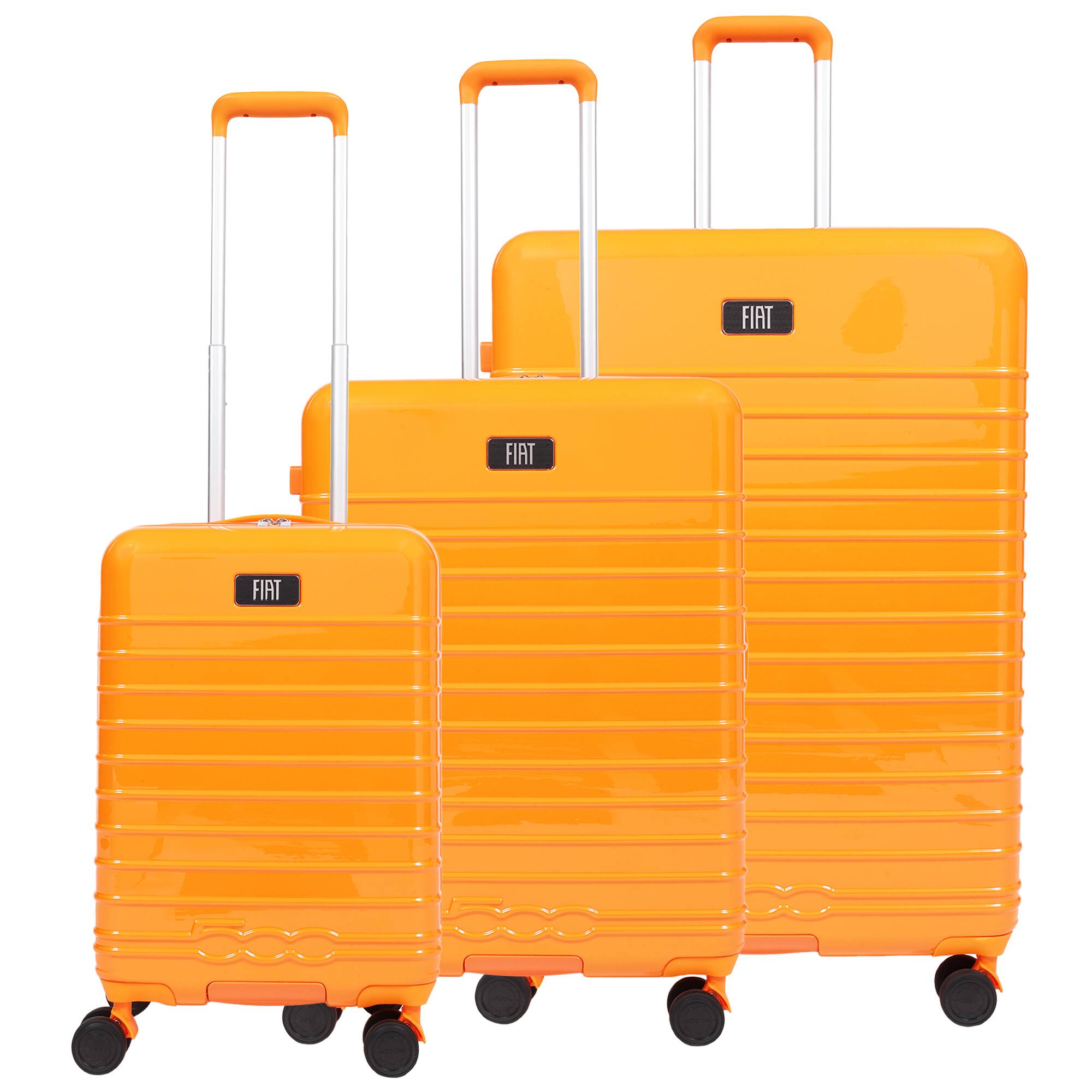 Ful - 3-Piece Expandable Hardside Spinner Luggage Set – 22", 26.5", 31.5" - Orange