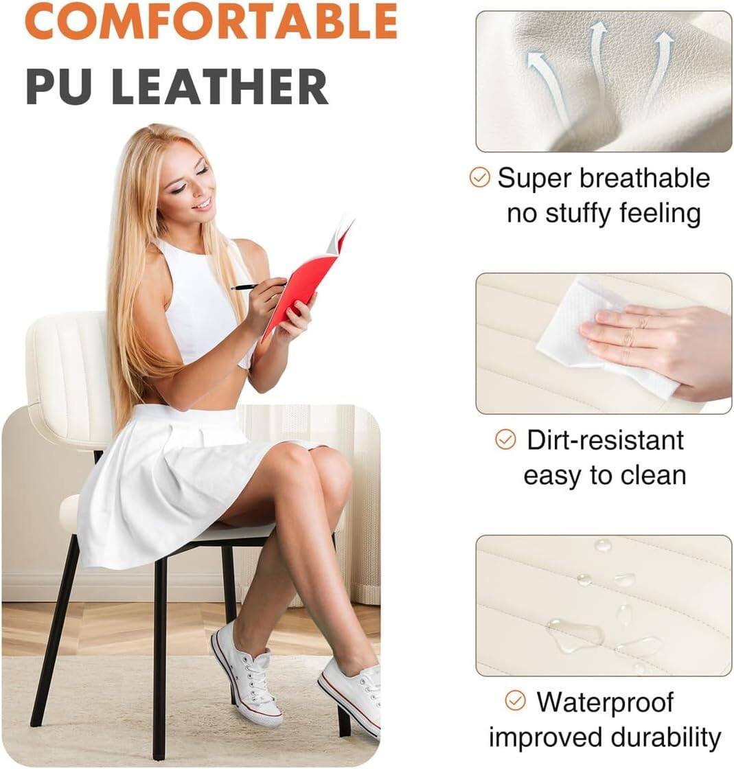 COMFORTABLE PU LEATHER

- Super breathable no stuffy feeling
- Dirt-resistant easy to clean
- Waterproof improved durability