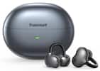 Front. Tronsmart - OpenFly Clip Open-Ear Wireless Clip-On Earbuds w/ Bluetooth 6.0, AI ENC Microphones, 24H Battery, IPX5 & Tap Control - Black.