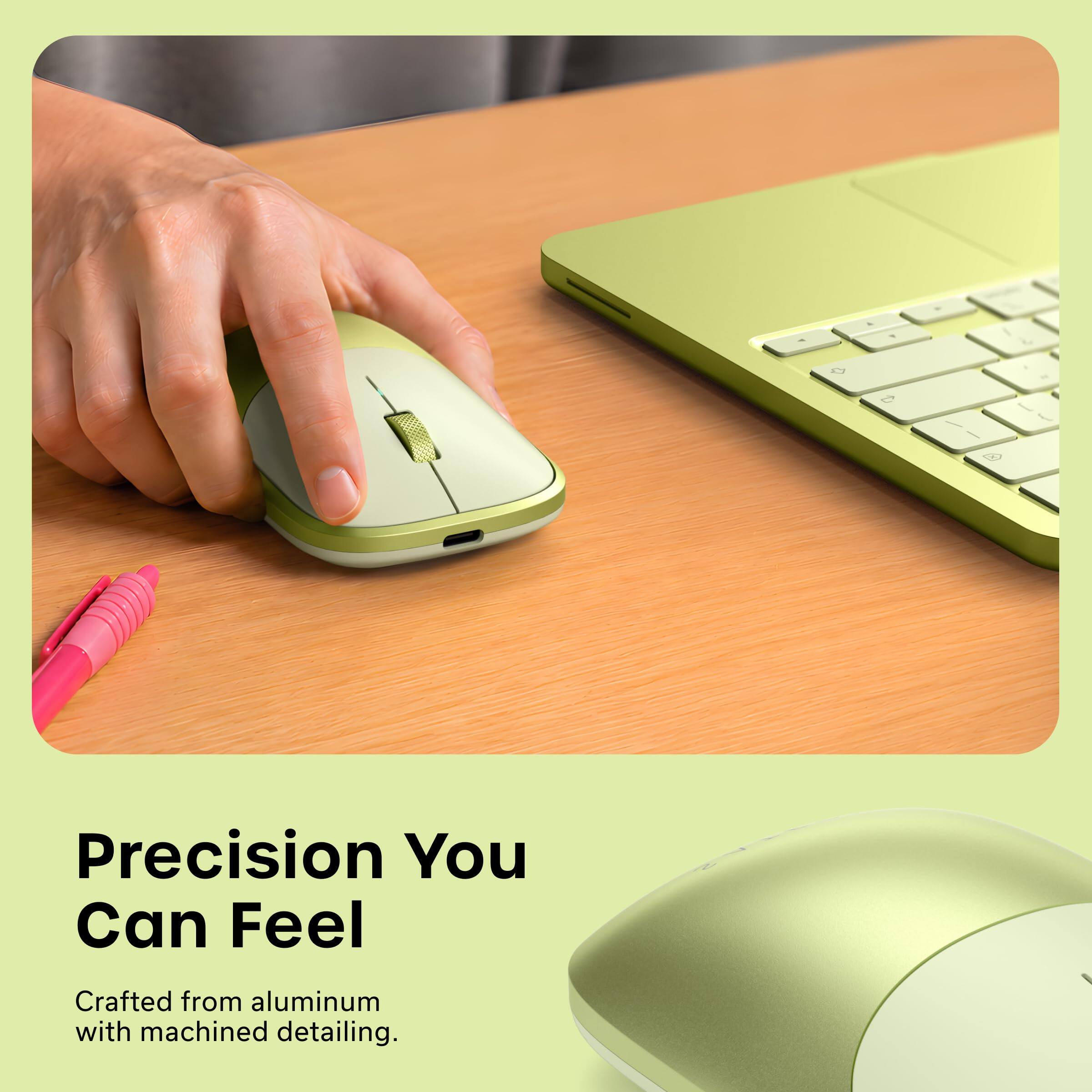 Precision You Can Feel  
Crafted from aluminum with machined detailing.