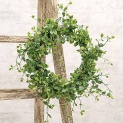 Angle. BreeBe - *Seraph Vine Candle Ring 6.5" - Green.