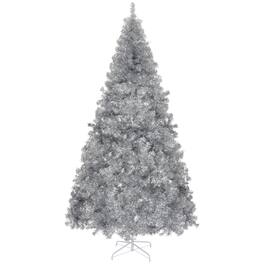 Winado - Christmas Tree 6FT Artificial with 800 Branch Tips, Sturdy Metal Stand PET for Outdoor Indoor Holiday Party Decorations - Silver