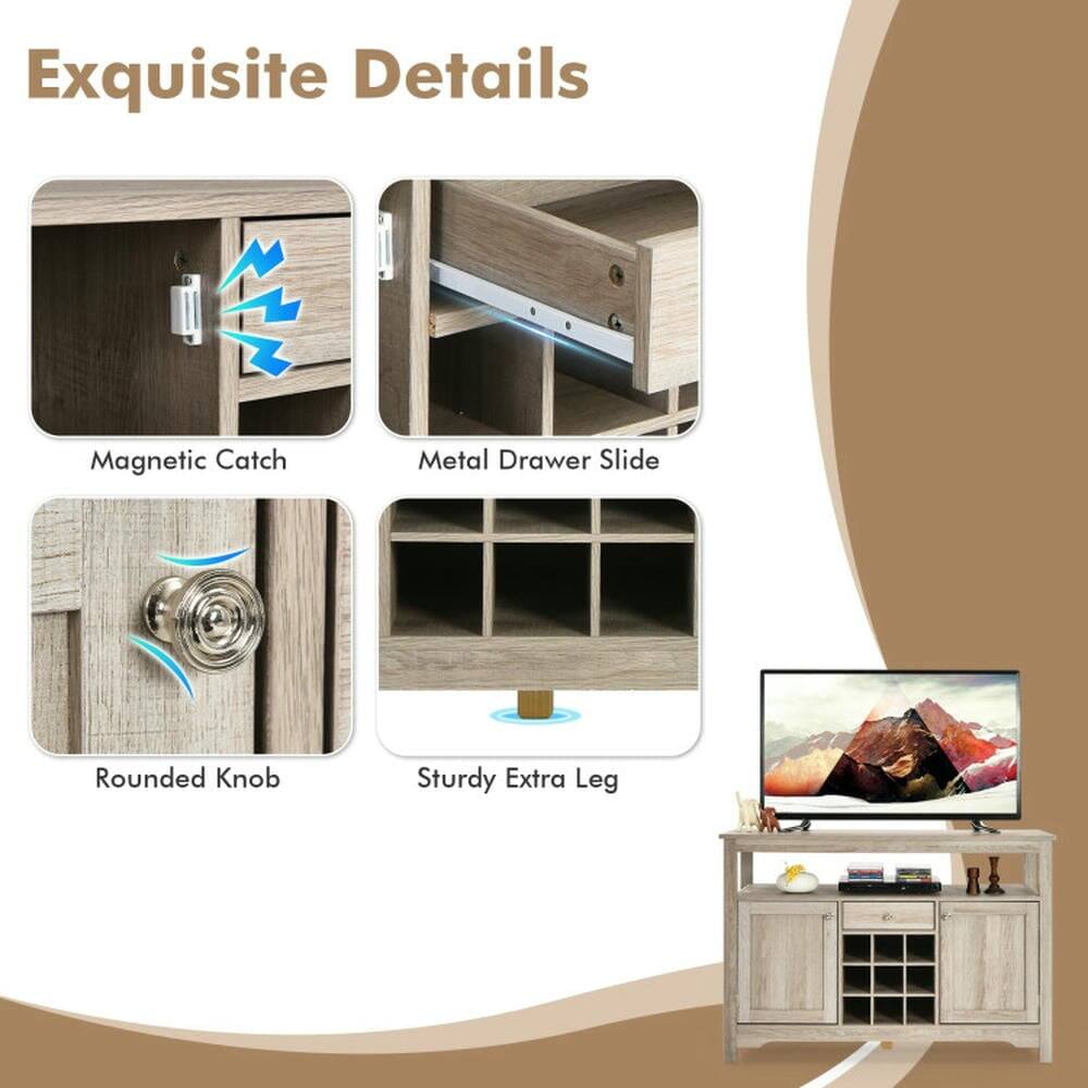 Exquisite Details

- Magnetic Catch
- Metal Drawer Slide
- Rounded Knob
- Sturdy Extra Leg