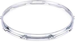 Gibraltar Hardware - 14" 10-Lug Snare Side Drum Hoop, 3mm Triple-Flanged Steel Construction for Open Classic Tone & Die-Cast Feel