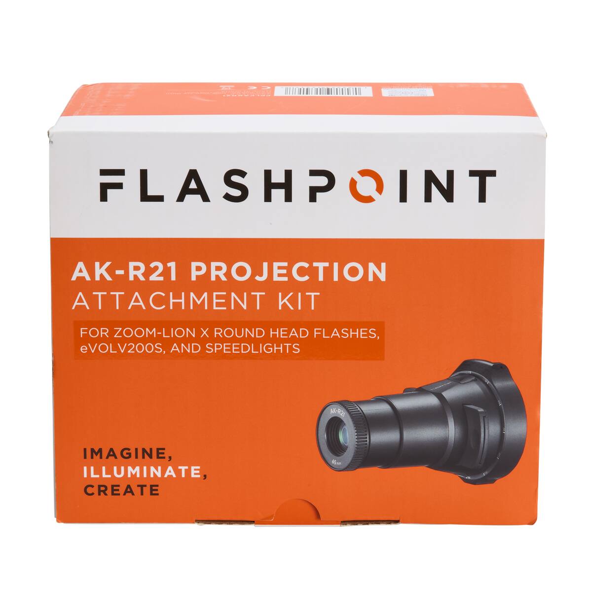 FLASHPOINT AK-R21 PROJECTION ATTACHMENT KIT FOR ZOOM-LION X ROUND HEAD FLASHES, eVOLV200S, AND SPEEDLIGHTS

IMAGINE, ILLUMINATE, CREATE