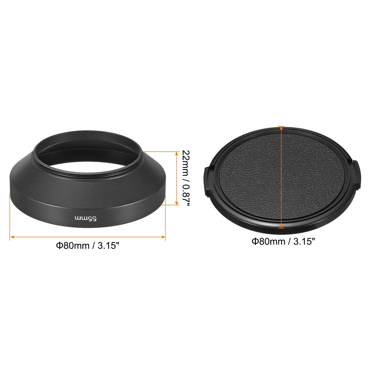 55mm 22mm / 0.87"  
80mm / 3.15"  
Φ80mm / 3.15"