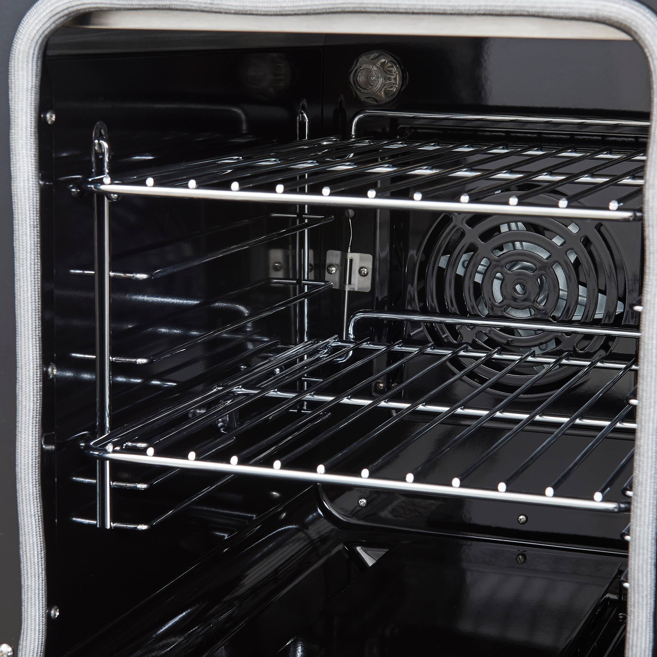 Alt View 4. Forno Appliances - Paolo 6.7 Cu. Ft. Freestanding Electric True Convection Range - Stainless Steel.