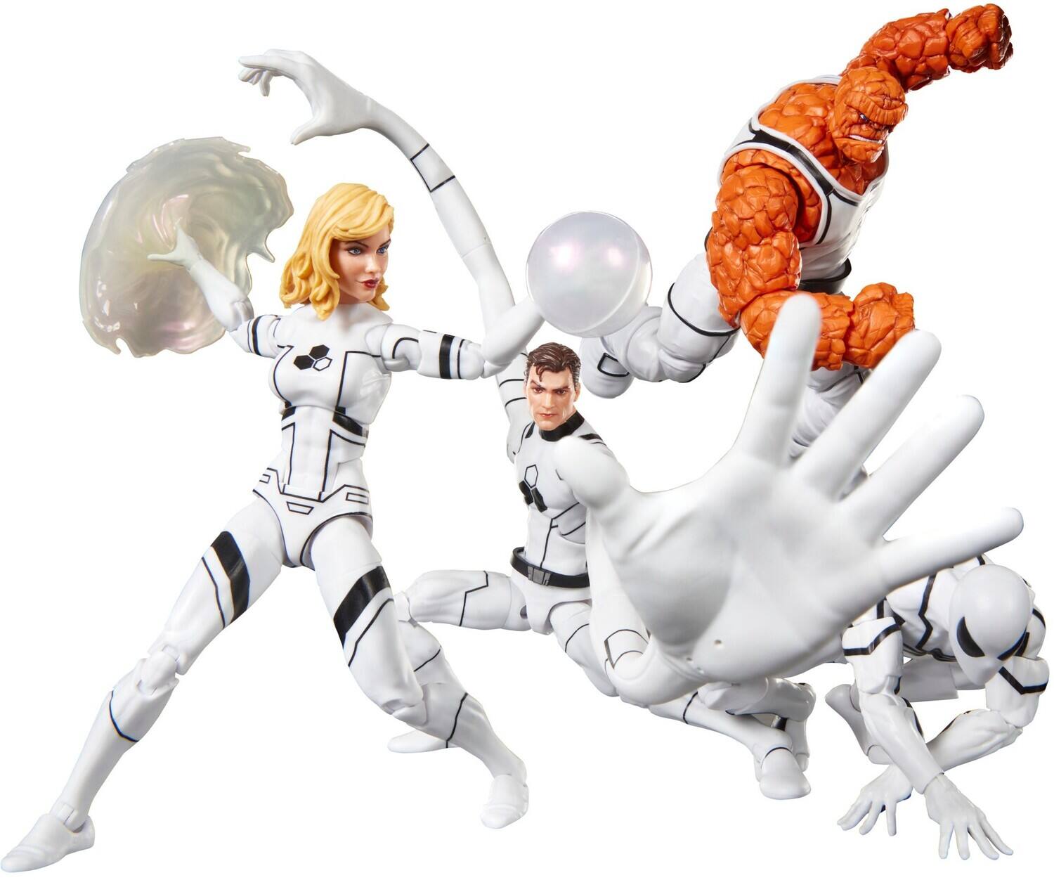 Alt View 2. Hasbro - Fantastic Four - Marvel Legends - Future Foundation The Thing & Invisible Woman Action Figure 2-Pack - COLLECTIBLES - Multicolor.