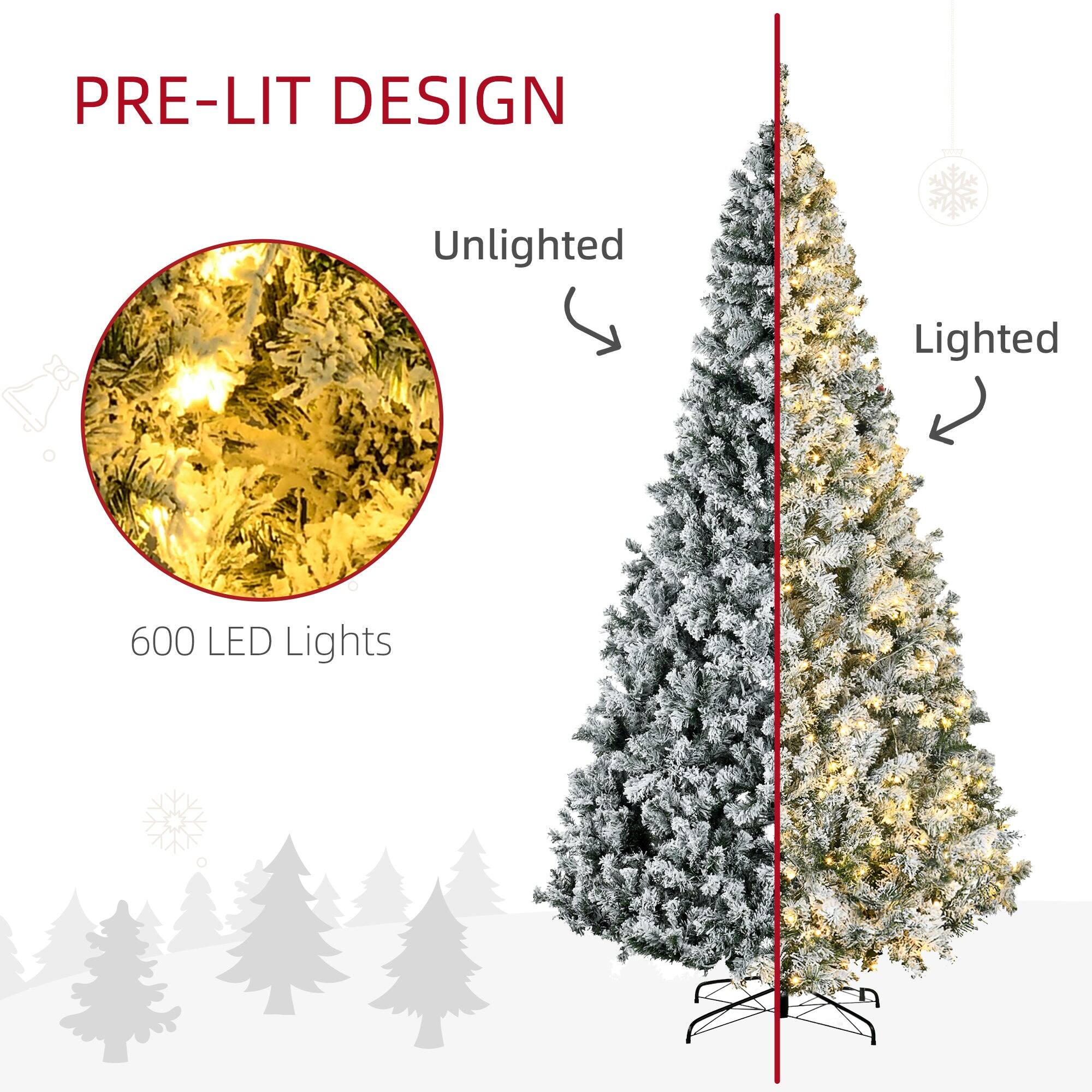PRE-LIT DESIGN

Unlighted

Lighted

600 LED Lights