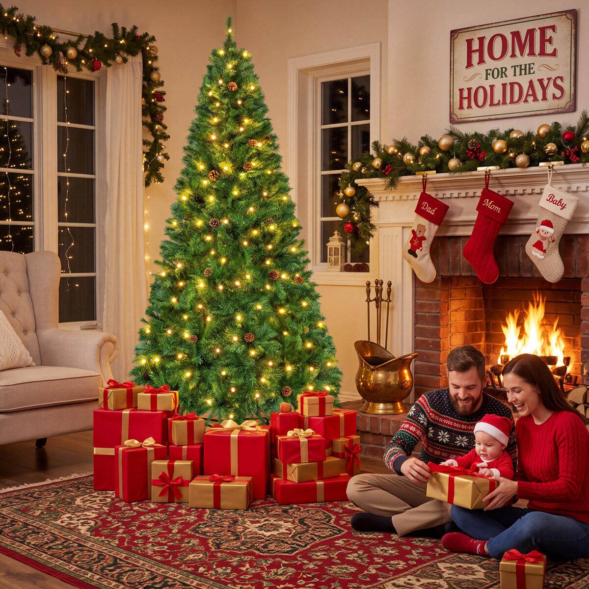 HOME FOR THE HOLIDAYS  
Dad  
Mom  
Baby
