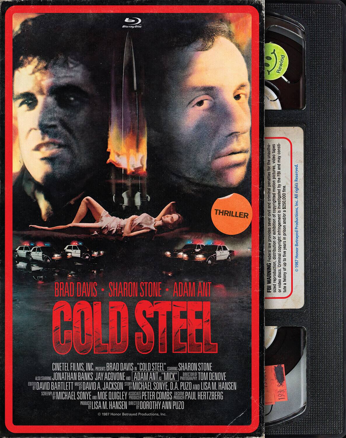 Cold Steel (Retro VHS Packaging) - BLU-RAY