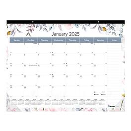 Blueline - 2025 Passion 22" x 17" Monthly Desk Pad Calendar - Multicolor