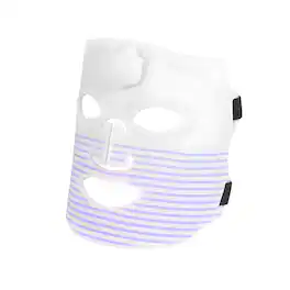 Cluzine - 7 Colors LED Light Therapy Mask, 240 Beads Silicone Photon Facial Skin Rejuvenation Device with Touch Control