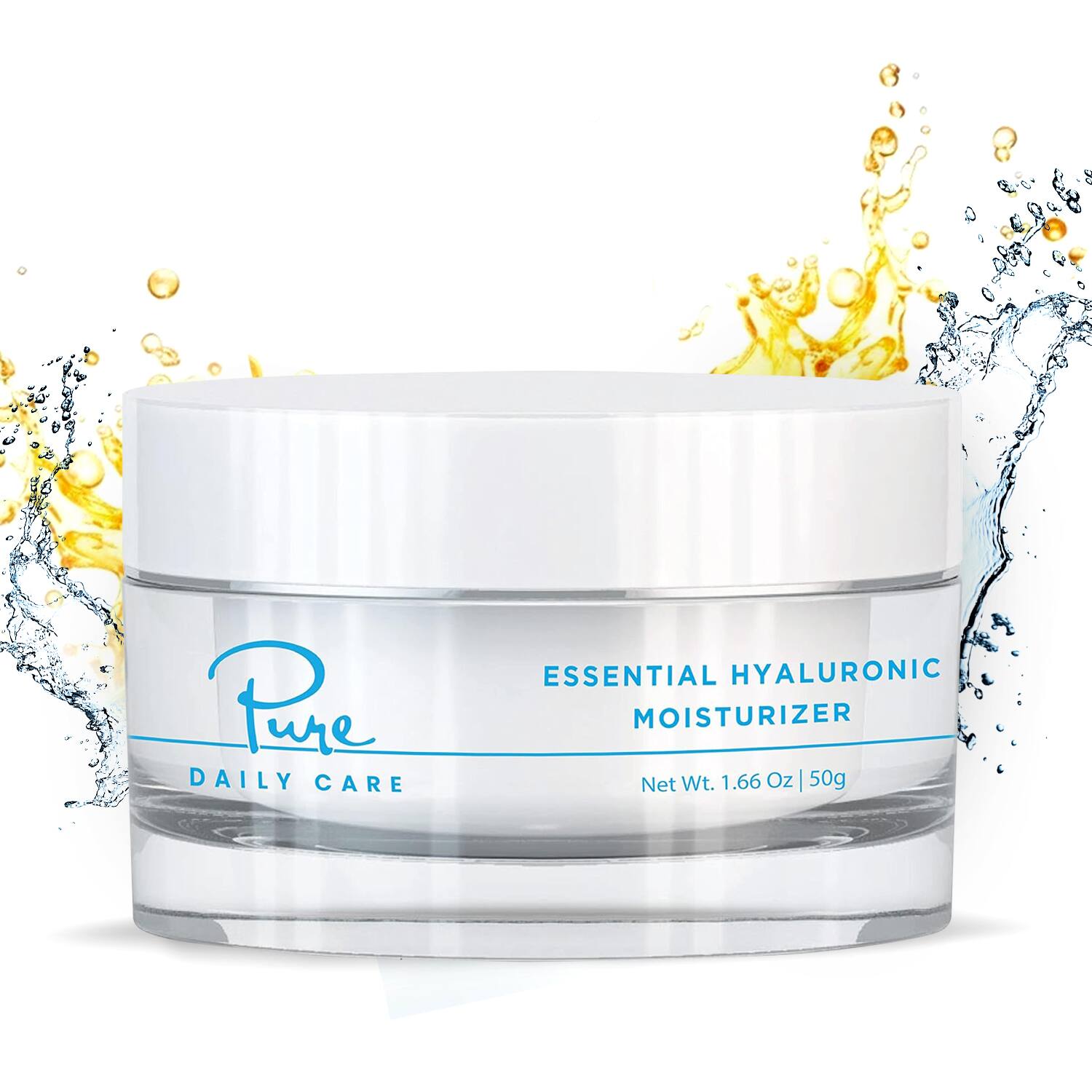 Pure Daily Care  
Essential Hyaluronic Moisturizer  
Net Wt. 1.66 Oz | 50g