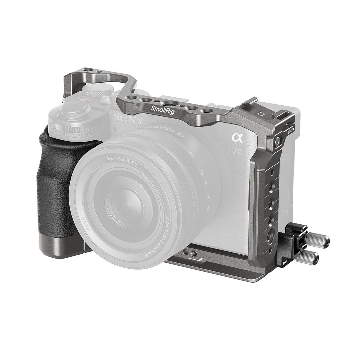 Smallrig - HawkLock Quick Release Cage Kit with Silicone Handle for Sony Alpha 7C II/7CR, Black price history on PriceWatchPro