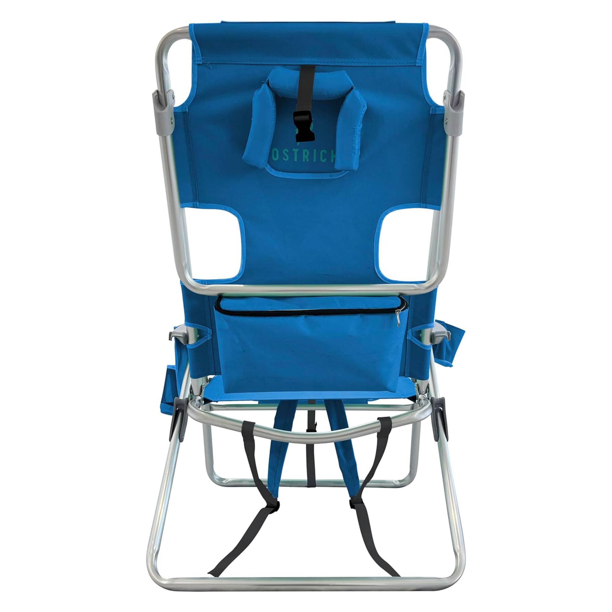 Alt View 4. Deltess - Deltess Ostrich 3 In 1 Portable Chair Cooler Bag & Reclining Lounger, Royal Blue - Royal Blue.