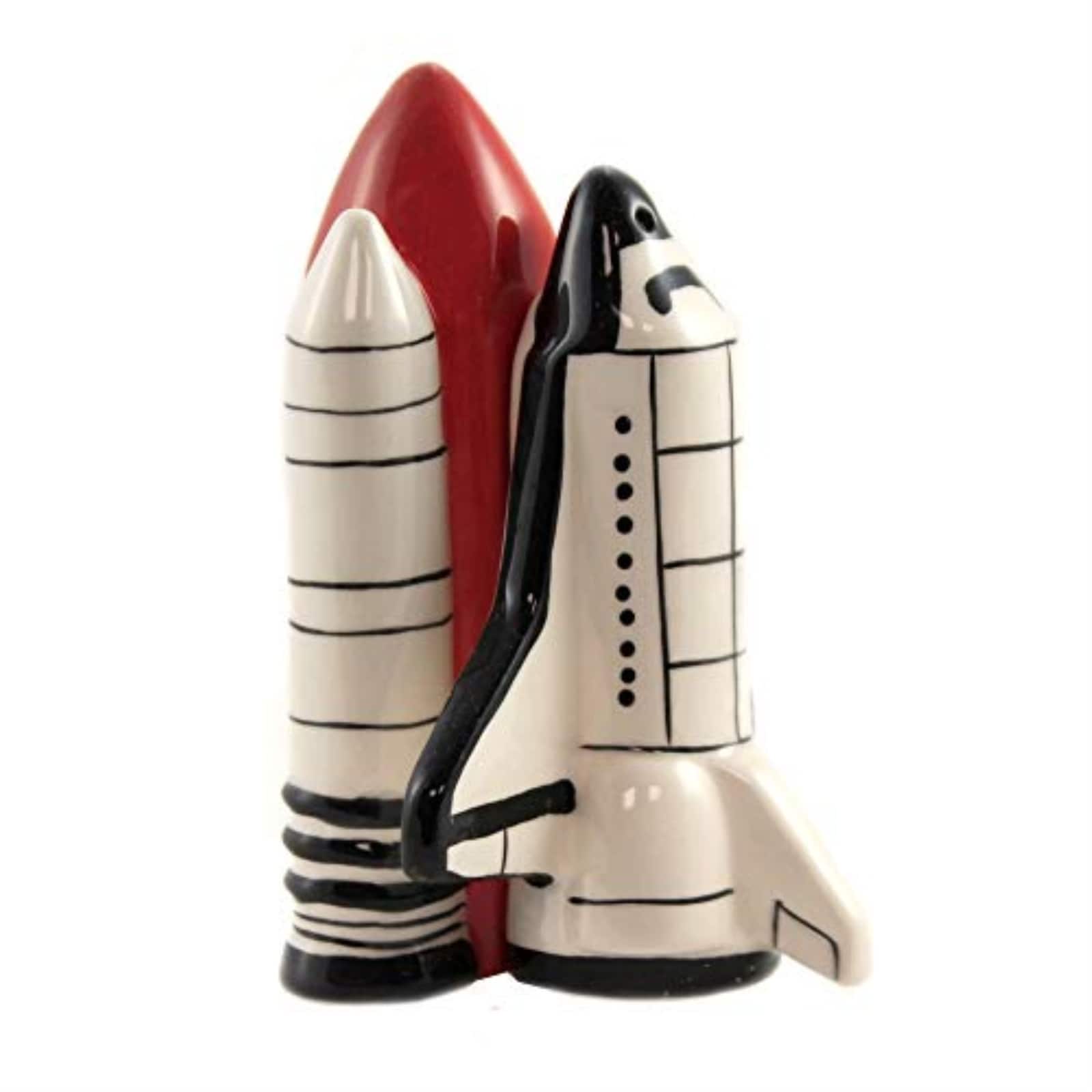 Pacific Trading - Space Shuttle Attractives Ceramic Magnetic Salt Pepper Shaker - White price history on PriceWatchPro