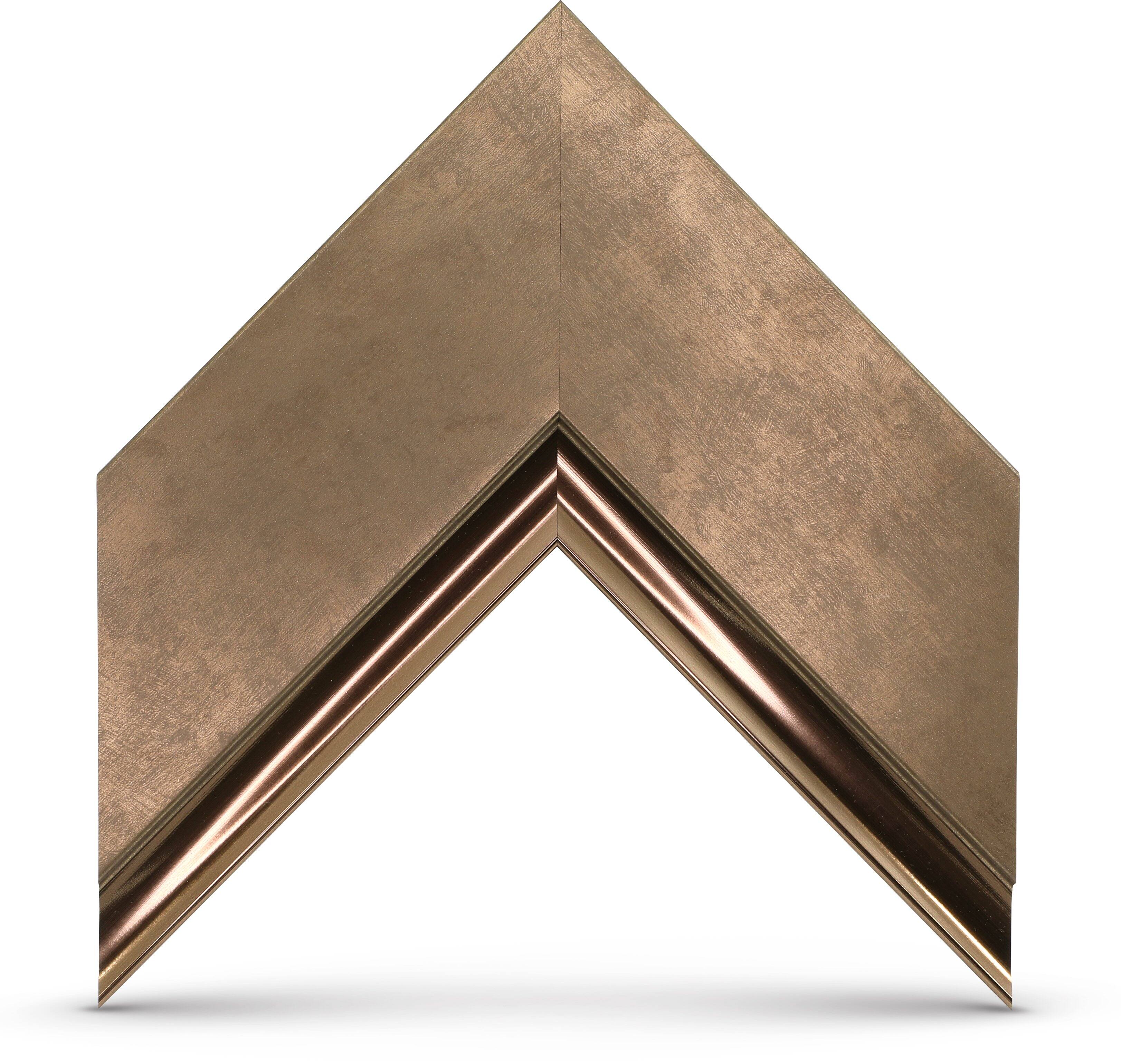 Alt View 11. Deco TV Frames - Premiere Bezel for Samsung the Frame TV - 50" - Contemporary Bronze.