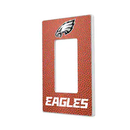 Keyscaper - Philadelphia Eagles Football Design Single Rocker Light Switch Plate - Multicolor