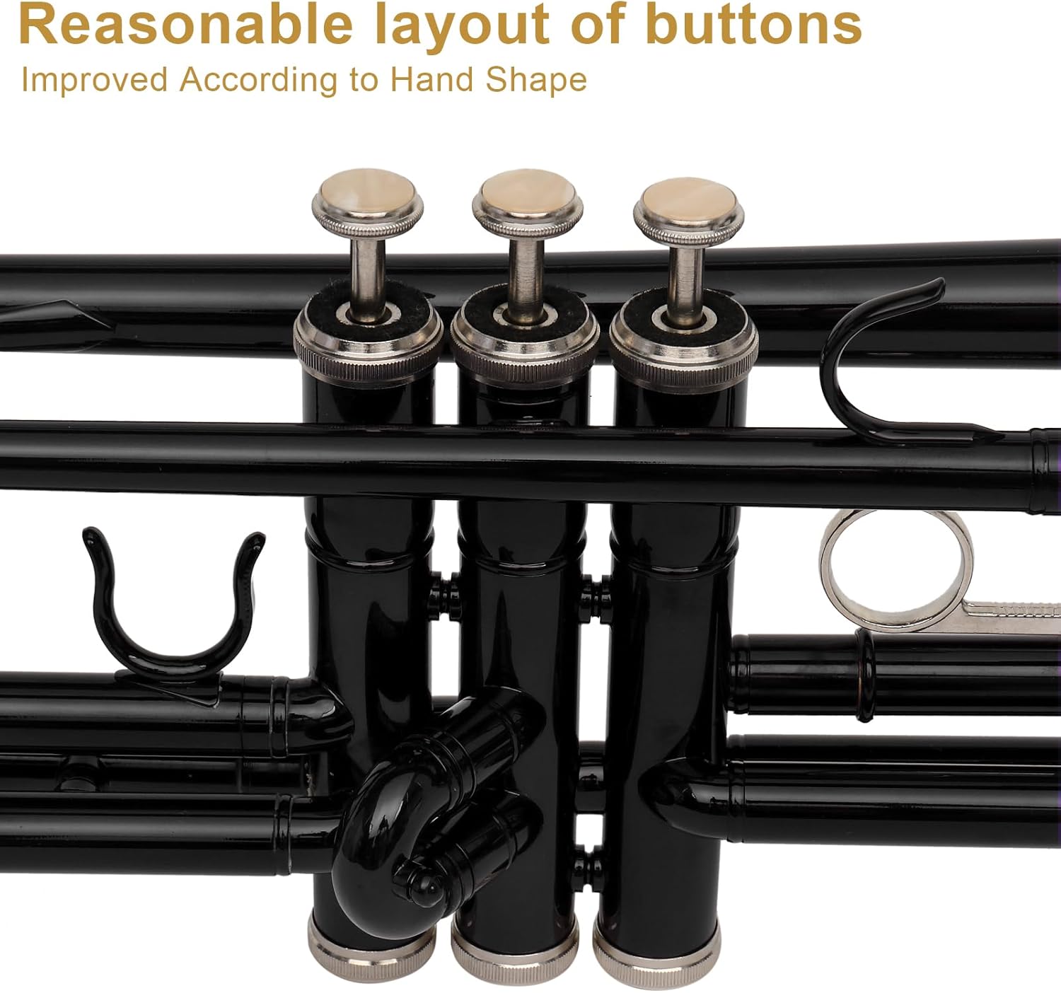 Reasonable layout of buttons  
Improved According to Hand Shape