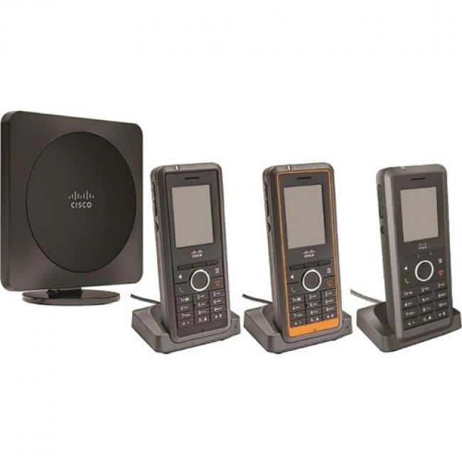Cisco Consumer Products - Cisco IP DECT Phone Kit - Black - Gray