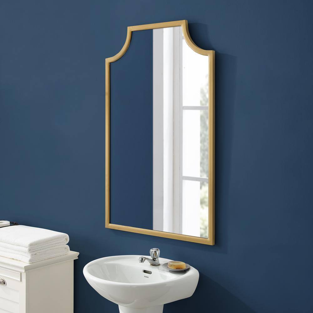 Alt View 2. Crosley Furniture - Aimee Mirror - Soft Gold.