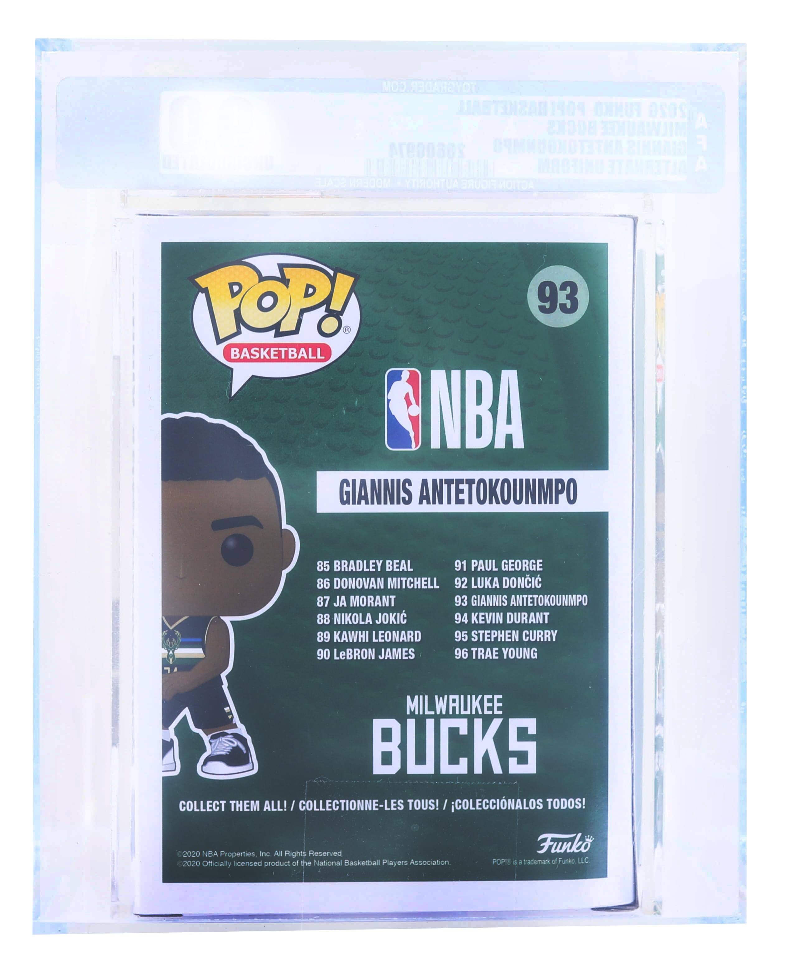 LTOYGRADER.COM  
BASKETBALL 1909 FUNKO 2020 BUCKS MILWAUKEE 20800974 ANTETOKOUNMPO UNIFORM ALTERNATE GIANNIS | SCALF MODERN FROHTUA FIGURE on DA POP! 93 BASKETBALL NBA GIANNIS ANTETOKOUNMPO 85 BRADLEY BEAL 91 PAUL GEORGE 86 DONOVAN MITCHELL 92 LUKA DONCIC 87 JA MORANT 93 GIANNIS ANTETOKOUNMPO 88 NIKOLA JOKIC 94 KEVIN DURANT 89 KAWHI LEONARD 95 STEPHEN CURRY 90 LeBRON JAMES 96 TRAE YOUNG MILWALKEE BUCKS COLLECT THEM ALL! / COLLECTIONNE-LES TOUS! / COLECCIONALOS TODOS! 2020 NBA Properties Inc All Rights Reserved 2020 Officially licensed product of the National Basketball Players Association Funko POP! is a trademark of Funk