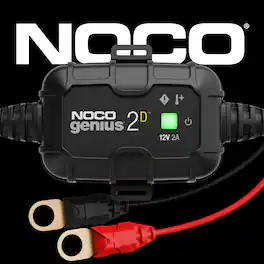 NOCO - GENIUS2D: 2A Onboard Battery Charger – 12V – Direct-Mount Automatic Maintainer & Trickle Charger – For Lead-Acid
