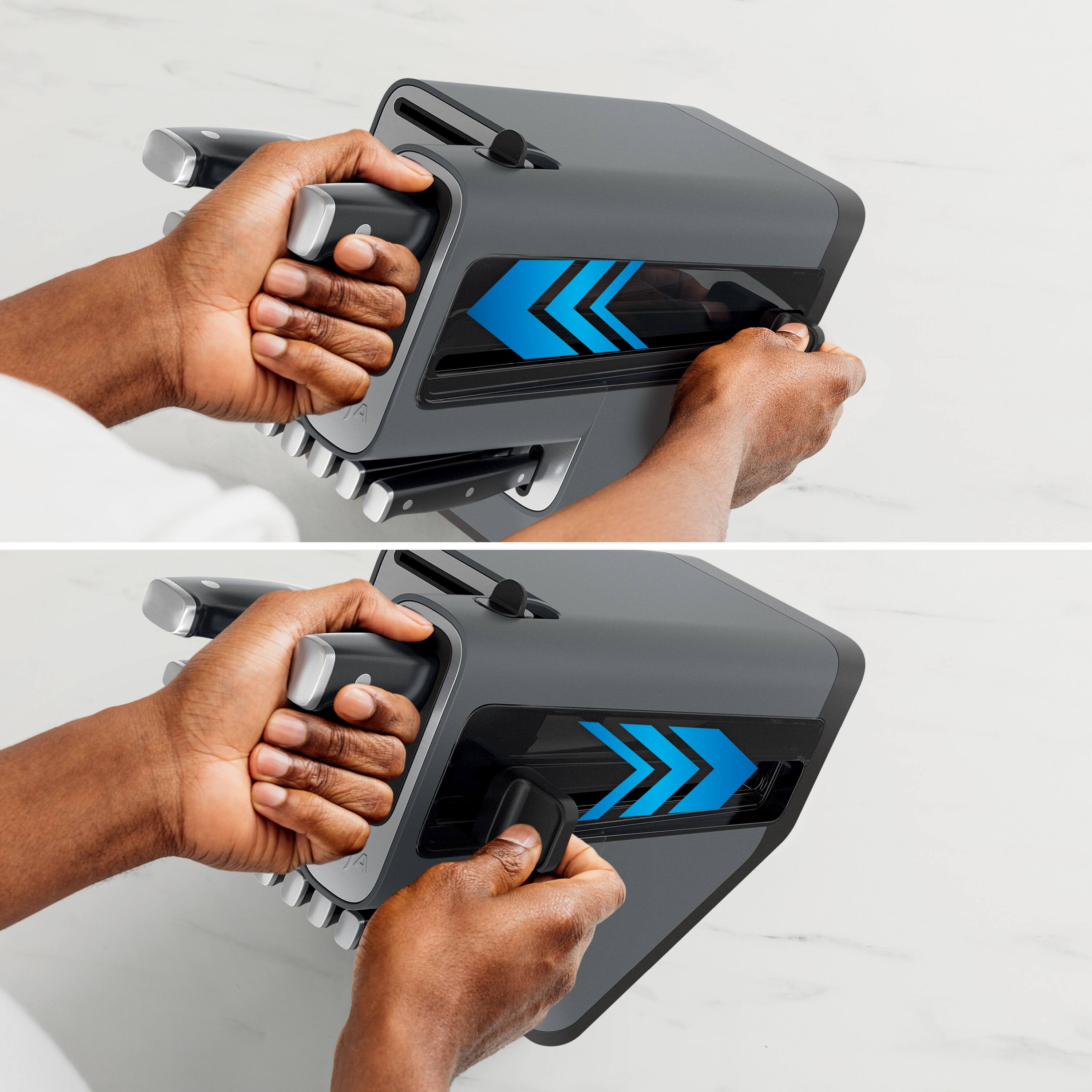 Alt View 7. Ninja - Ninja Foodi NeverDull Essential 12-Piece Knife System with Built-in Sharpener - Gray.