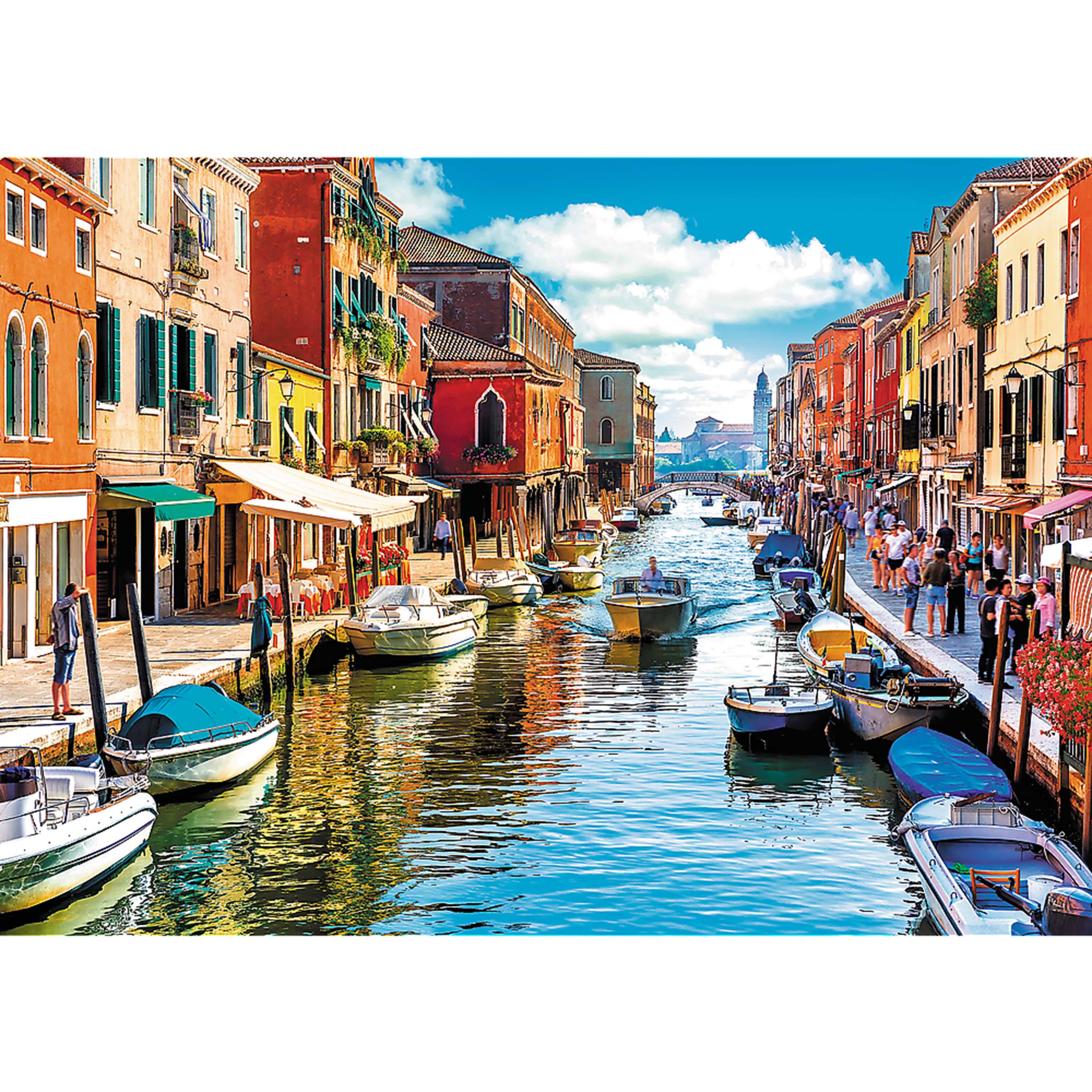 Alt View 1. Trefl - Trefl Red 2000 Piece Puzzle - Murano Island, Venice.