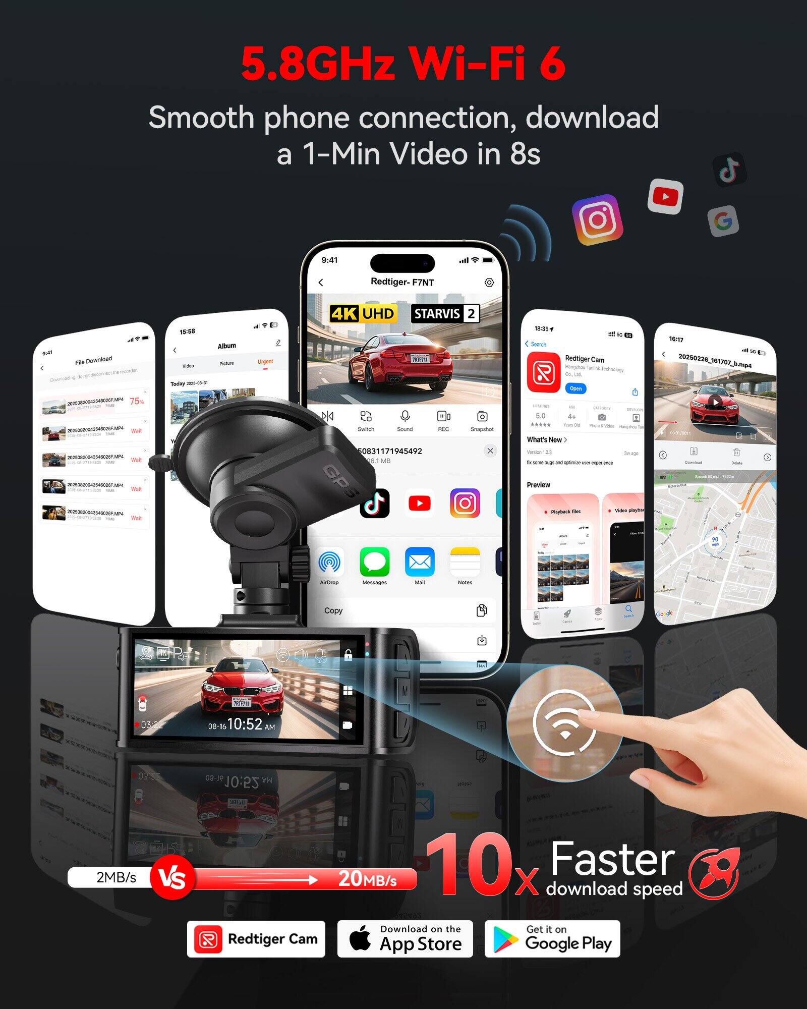 5.8GHz Wi-Fi 6  
Smooth phone connection, download a 1-Min Video in 8s  

9:41  
Redtiger-F7NT  
4K UHD STARVIS 2  

75%  
- - - - - - - - - - - - - - - - - - - - - - - - - - - - - - - - - - - - - - - - - - - - - - - - - - - - - - - - - - - - - - - - - - - - - - - - - - - - - - - - - - - - - - - - - - - - - - - - - - - - - - - - - - - - - - - - - - - - - - - - - - - - - - - - - - - - - - - - - - - - - - - - - - - - - - - - - - - - - - - - - - - - - - - - - - - - - - - - - - - - - - - - - - - - - - - - - - - - - - - - - - - - - -