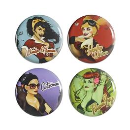 DC Comics - Bombshells Magnet 4-Pack - Multi-Color
