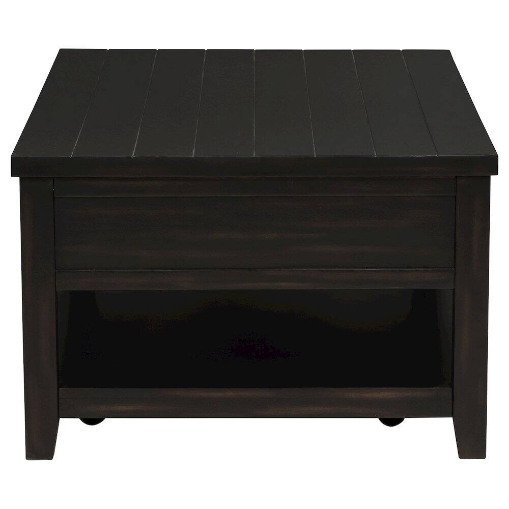 Alt View 5. Coaster Co. of America - Concord 2-drawer Rectangular Coffee Table Distressed Java - Black.