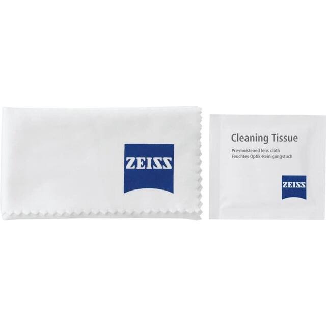 ZEISS Cleaning Tissue  
Pre-moistened lens cloth  
Feuchtes Optik-Reinigungstuch