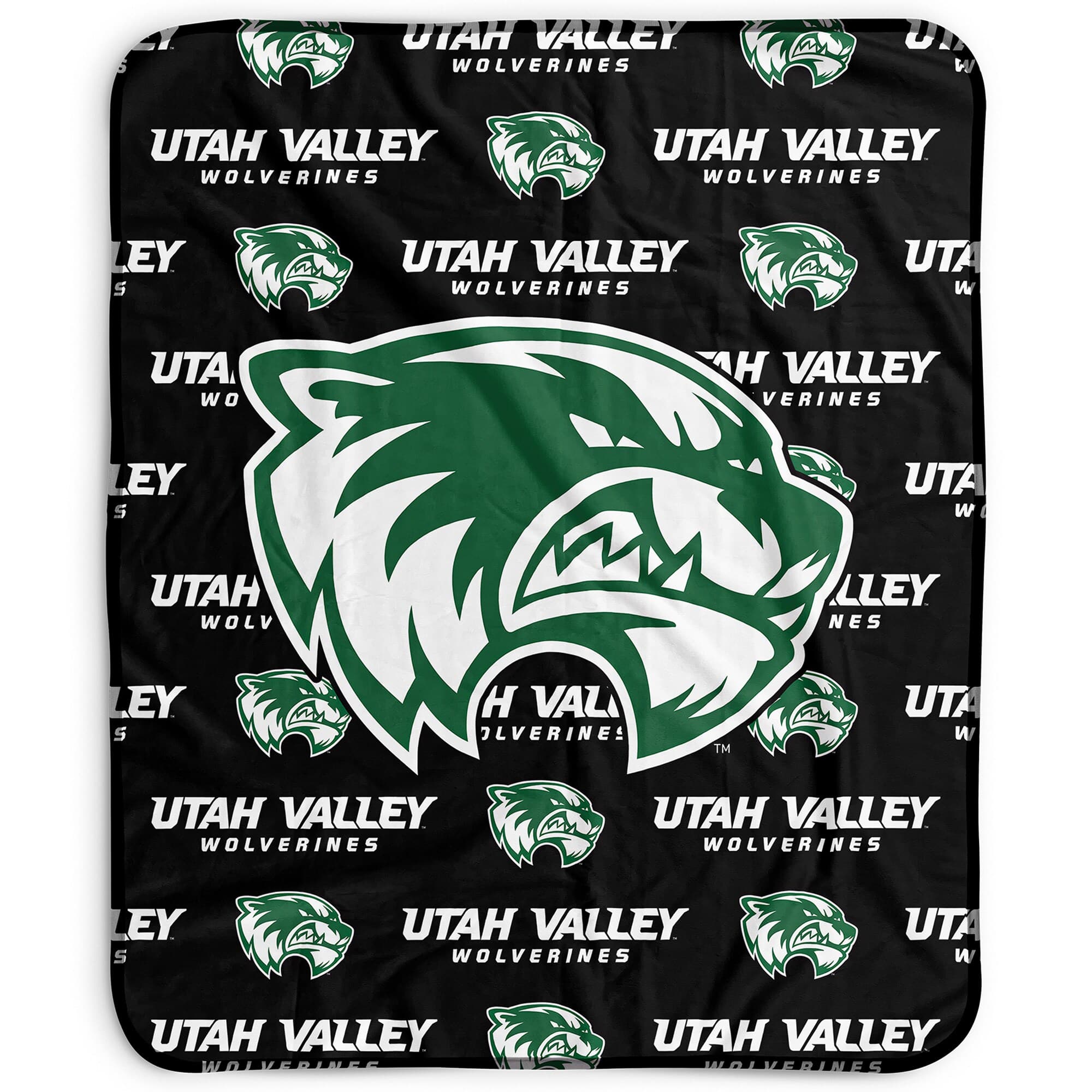 Pegasus - Utah Valley Wolverines 50" x 60" Repeat Wordmark Fleece Blanket - Multicolor