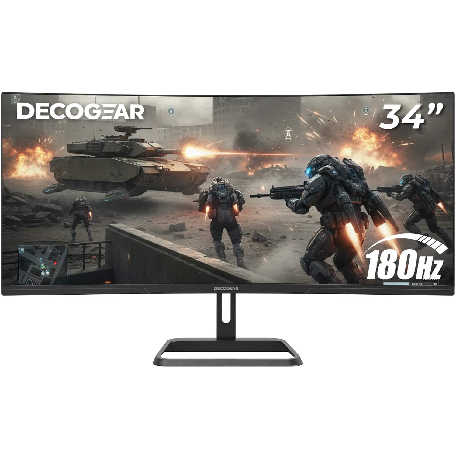 DECOGEAR
34"
180Hz