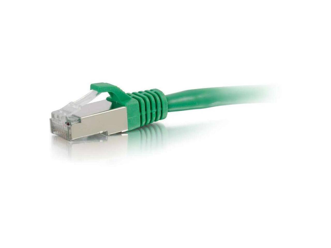 Alt View 1. Cables to Go - C2G 00839 C2G 25FT CAT6 SNAGLESS SHIELDED (STP) NETWORK PATCH CABLE - GREEN.