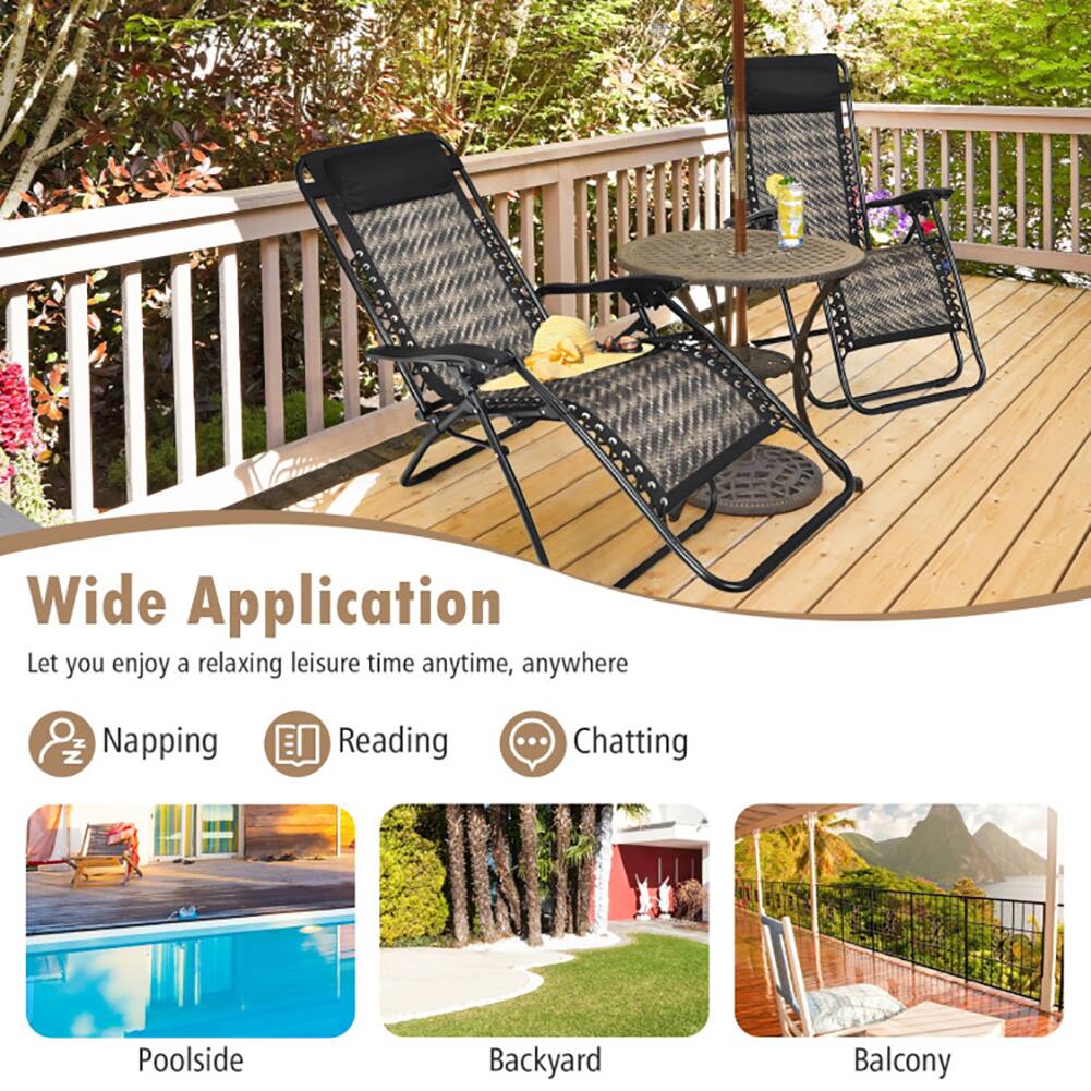 Wide Application  
Let you enjoy a relaxing leisure time anytime, anywhere  
Napping  
Reading  
Chatting  
Poolside  
Backyard  
Balcony