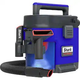 Shark - Refurbished Excellent - MessMaster 1 Gallon Portable Wet/Dry Vacuum VS101QBI - Blue Iris