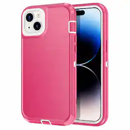 Entronix - iPhone 12 Mini Heavy Duty Case - Triple-Layer Protection - Pink