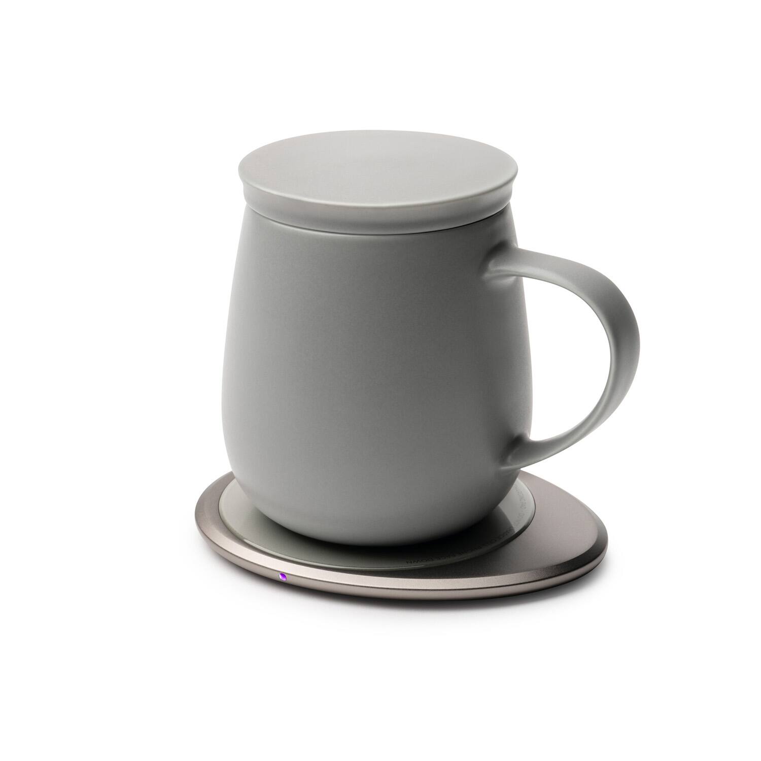 Angle. OHOM - OHOM Ui 3 Set Self-Heating Mug Grey - Grey.