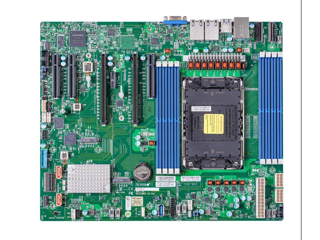 Supermicro - X13SEI-F Motherboard, 5th/4th Gen Intel® Xeon® Scalable, LGA-4677, 350W TDP price history on PriceWatchPro