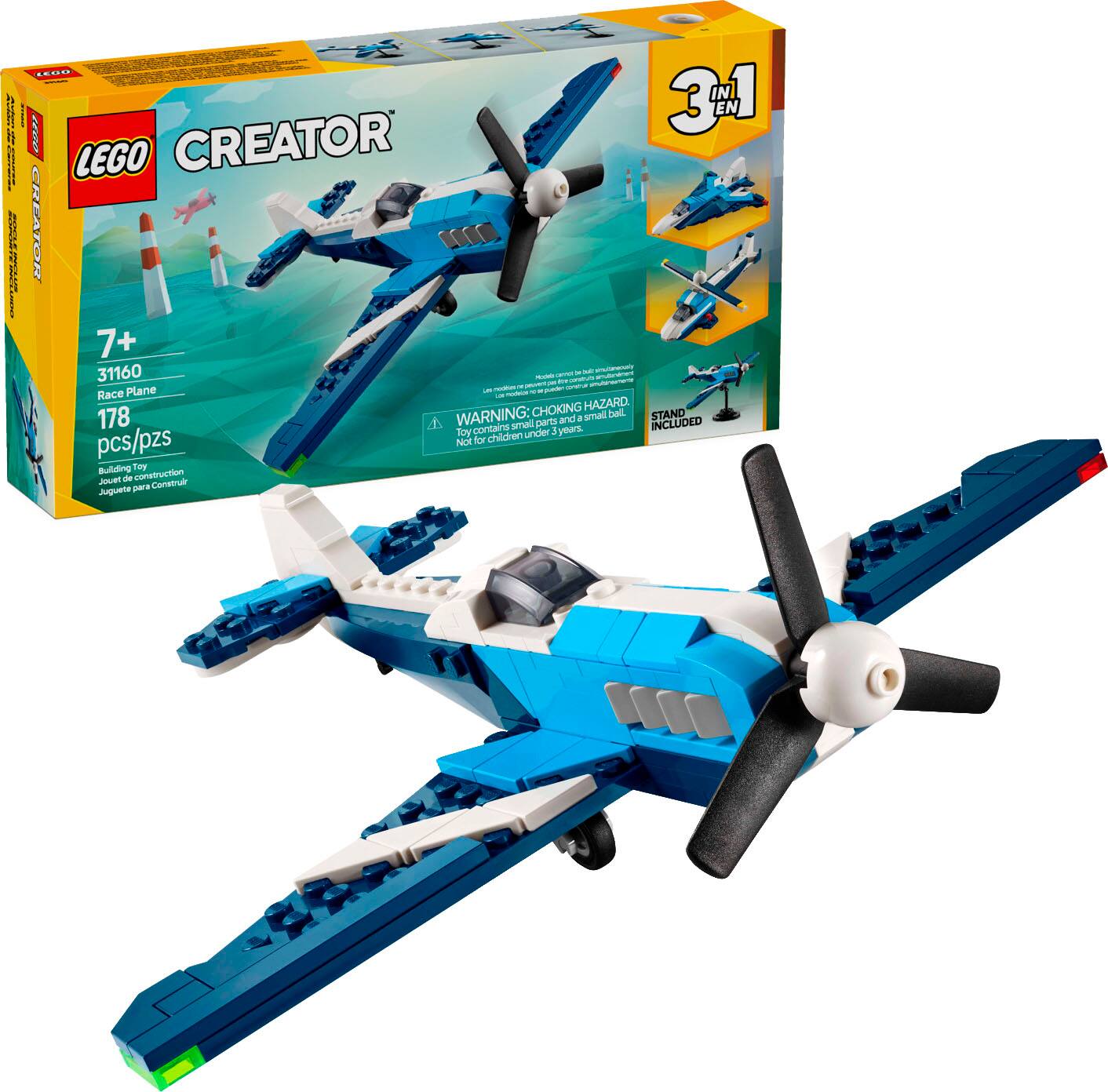 Creator 3 in 1 Aircraft Race Plane Building Toy 31160