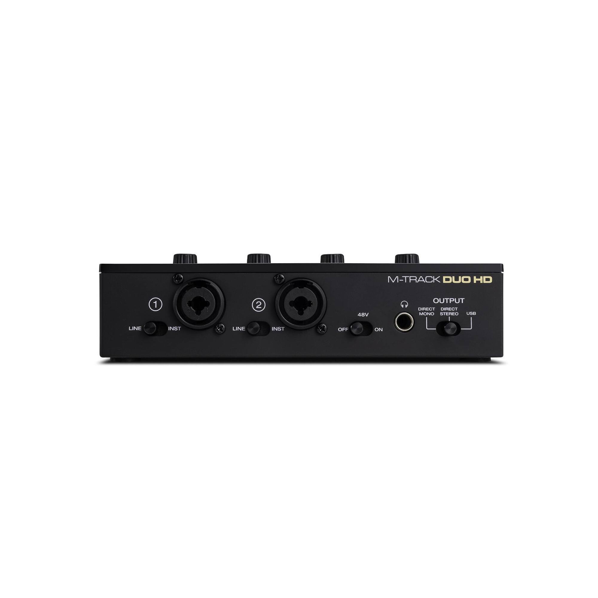 M-TRACK DUO HD

1 2 via OUTPUT

LINE INST LINE INS OFF ON