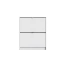 Tvilum - Bright 2 Drawer Shoe Cabinet - White