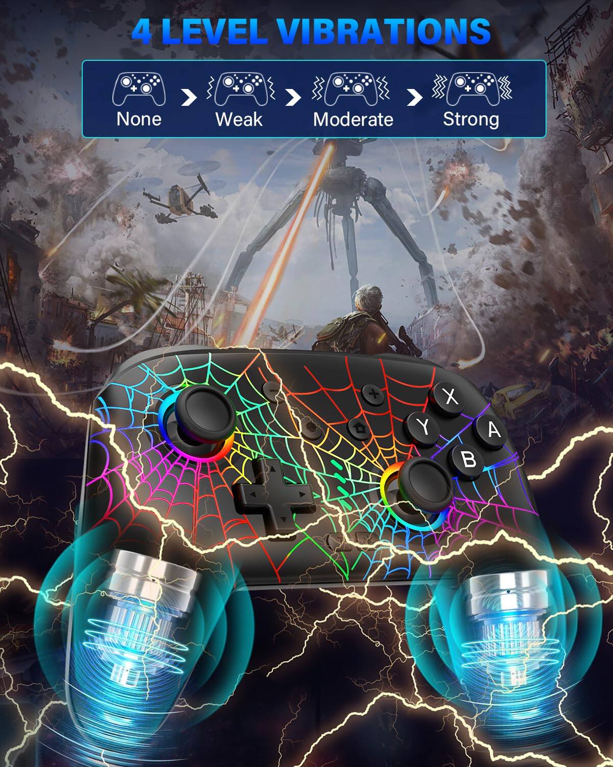 4 LEVEL VIBRATIONS

None > Weak > Moderate > Strong

X Y A B