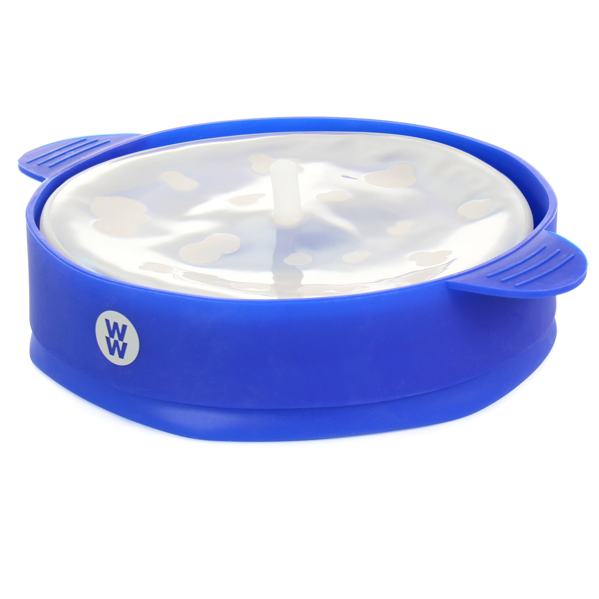 Alt View 1. WW Healthy Kitchen - WW Healthy Kitchen 2 Piece Silicone Microwave Popcorn Popper in Blue - Blue.