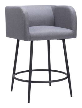 Hivvago - Horbat Counter Stool (Set of 2) - Gray