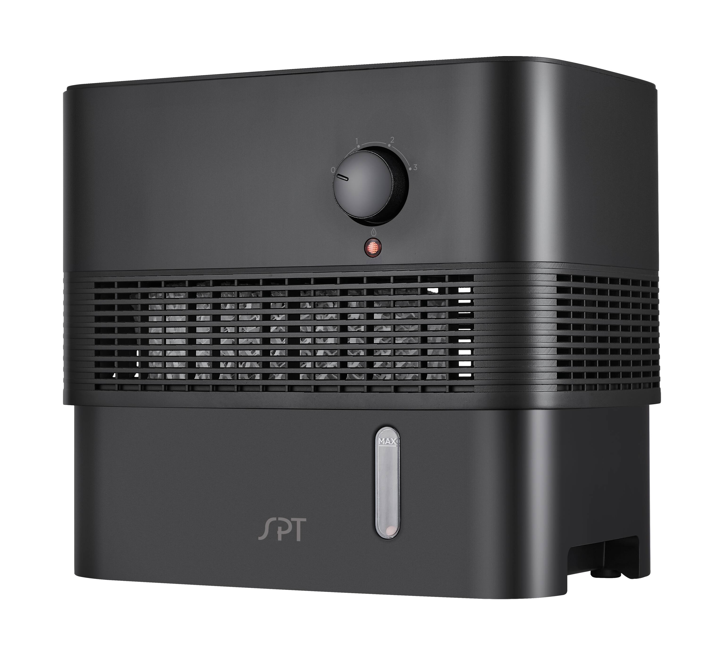 Front. Sunpentown - 1-Gallon Evaporative Humidifier - Black.